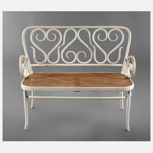 Kleine Sitzbank Bugholz