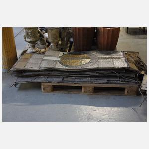 Große Jugendstil-Bleiverglasung