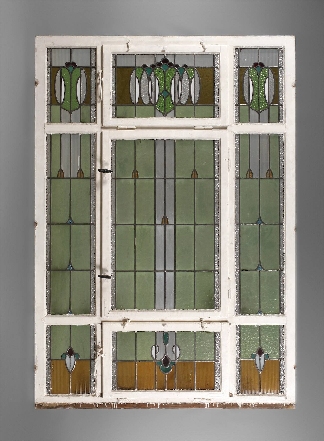 Großes Bleiglasfenster Jugendstil