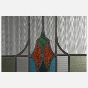 Vier Bleiglasfenster