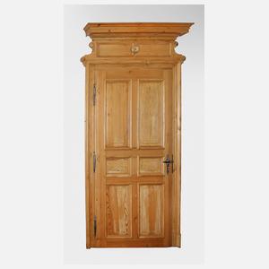 Prächtige Zimmertür um 1886