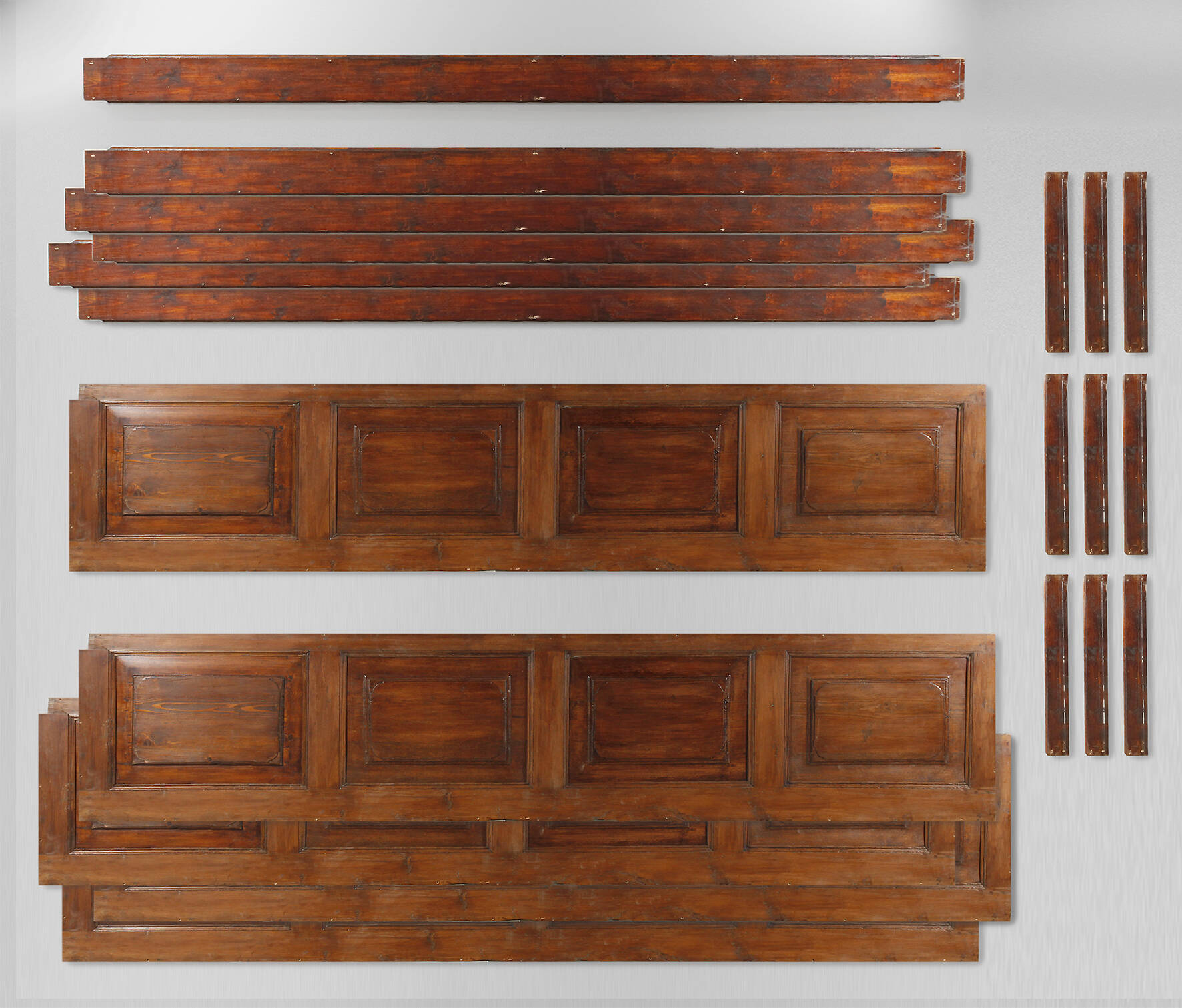 Barocke Wandvertäfelung 19 lfm