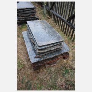 Konvolut Theumaer Fruchtschieferplatten