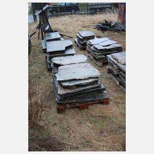 Konvolut Theumaer Fruchtschieferplatten