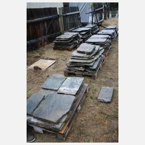 Konvolut Theumaer Fruchtschieferplatten