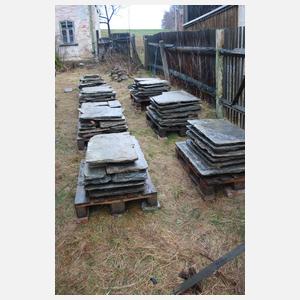 Konvolut Theumaer Fruchtschieferplatten