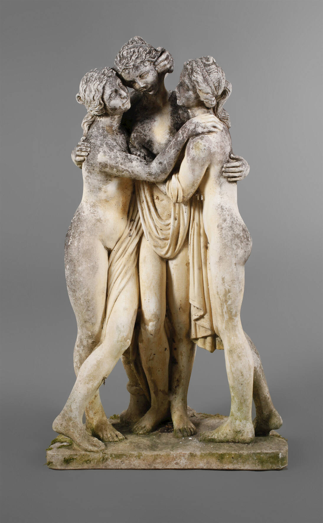 Steinguss die drei Grazien