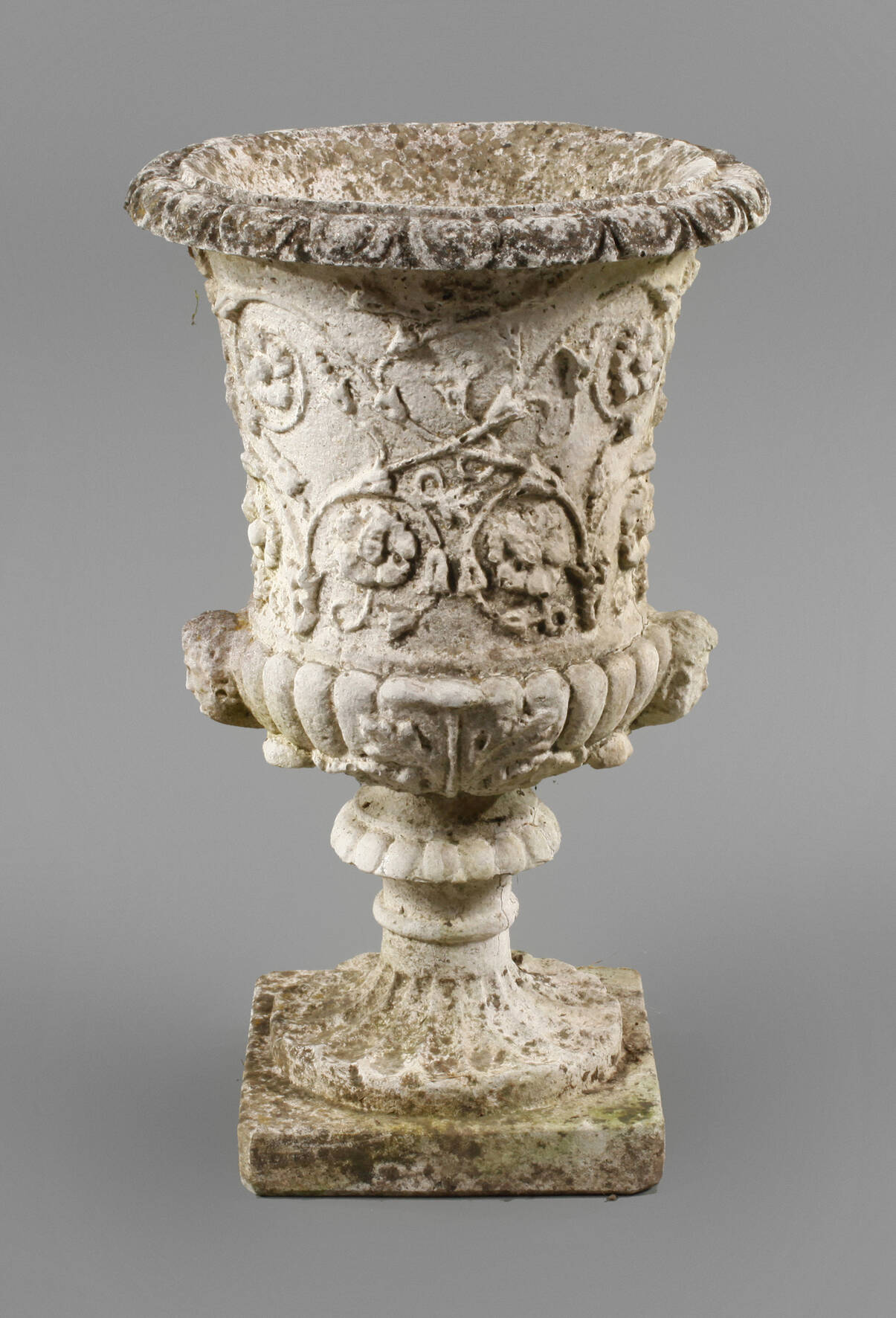 Steinguss Pflanzvase