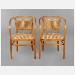 Paar Armlehnstühle Otto Wagner