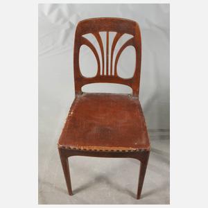 Sechs Stühle Jugendstil