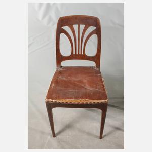 Sechs Stühle Jugendstil