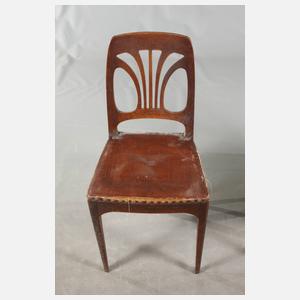 Sechs Stühle Jugendstil