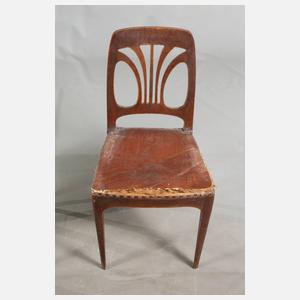 Sechs Stühle Jugendstil