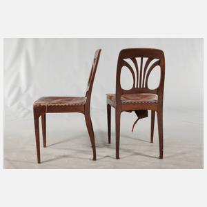 Sechs Stühle Jugendstil