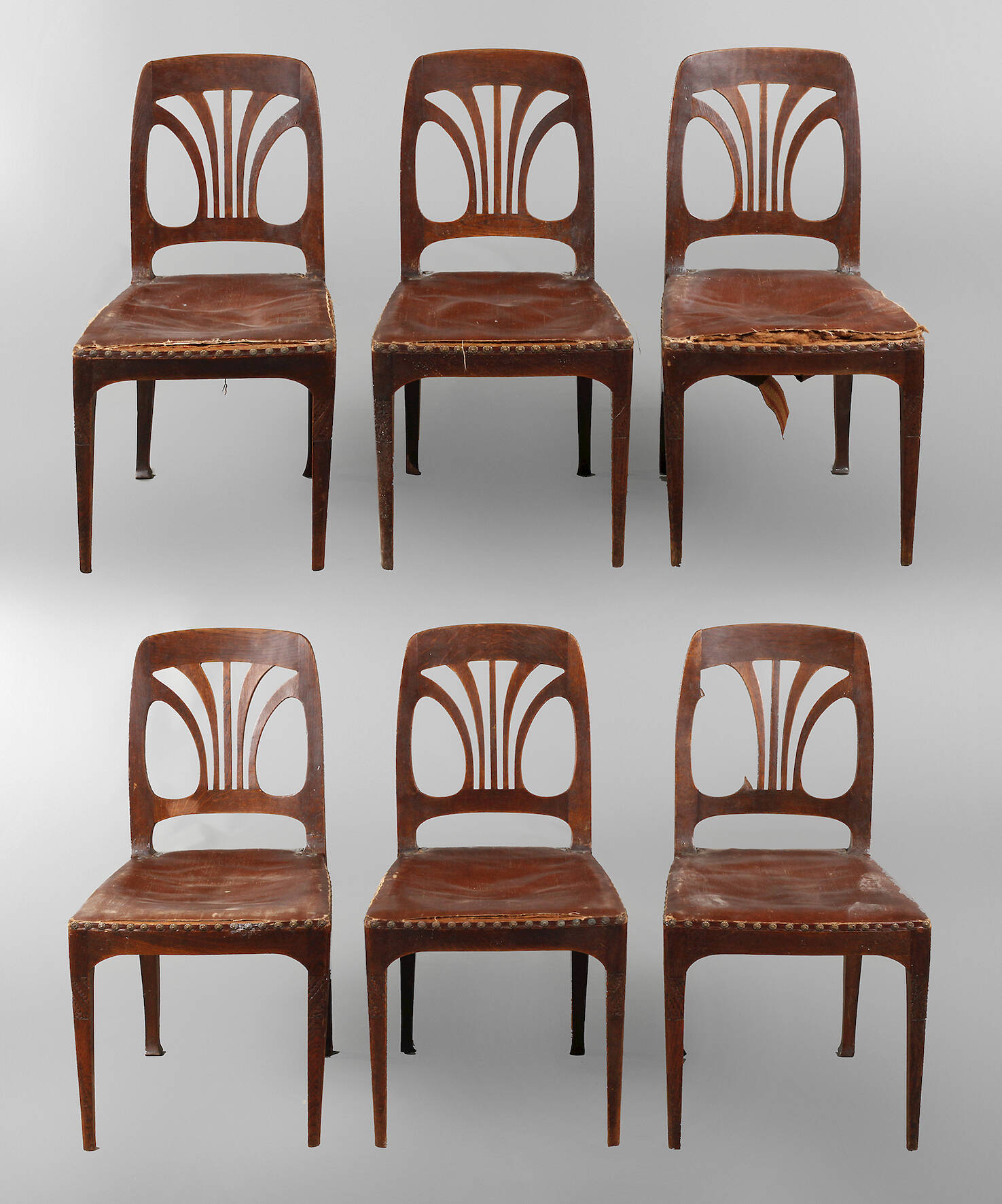 Sechs Stühle Jugendstil