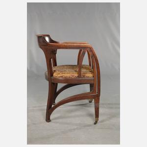 Armlehnstuhl in der Art von Henry van de Velde