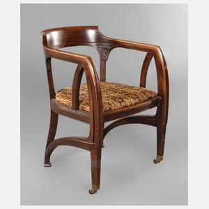 Armlehnstuhl in der Art von Henry van de Velde