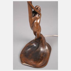 Figürliche Tischlampe Jugendstil