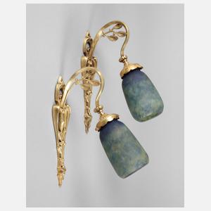 Louis Majorelle attr., Wandlampen