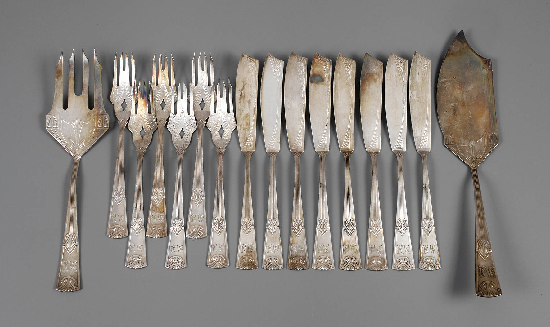 WMF Fischbesteck mit Vorleger