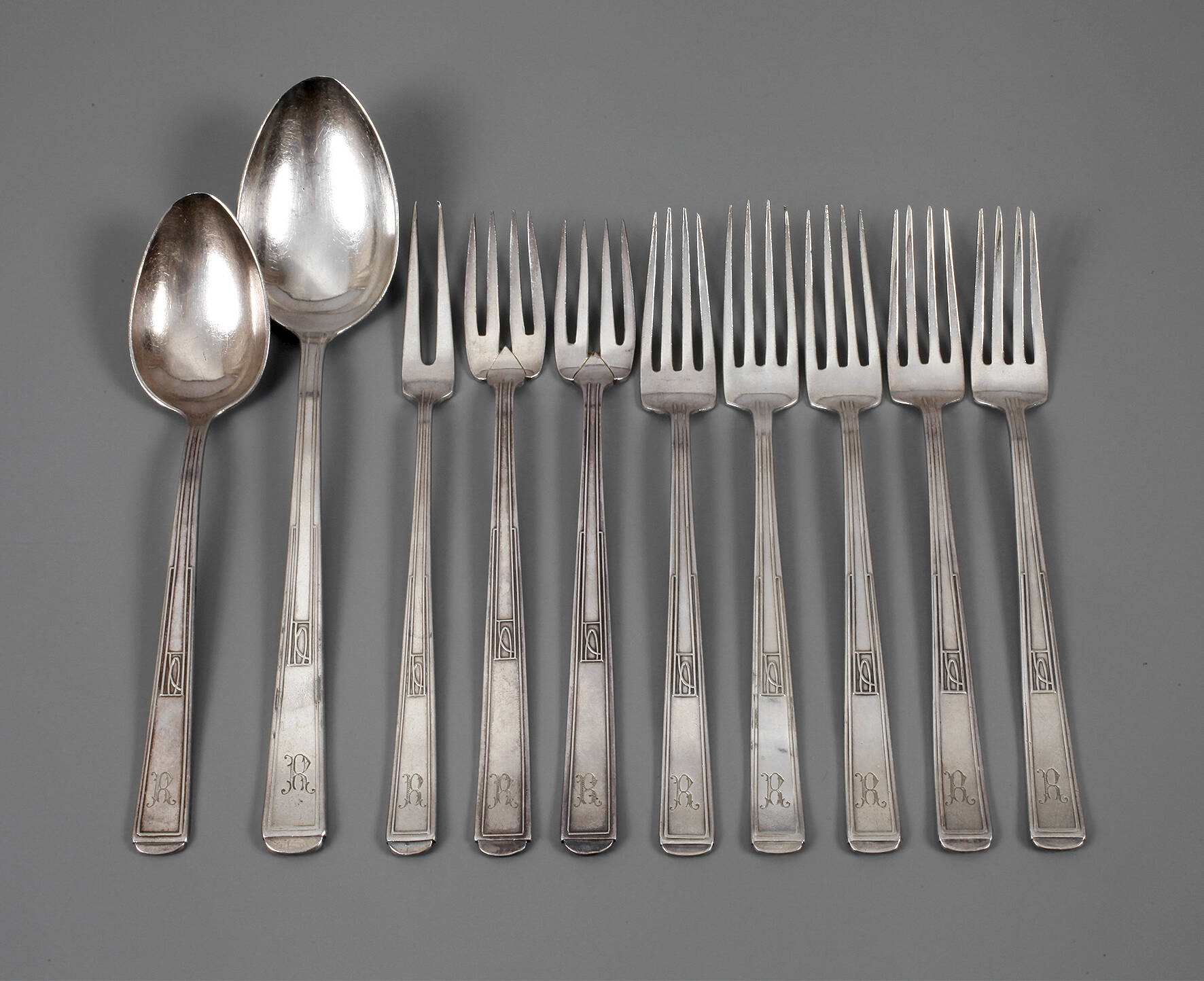 Joseph Maria Olbrich zehn Besteckteile