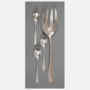 Richard Riemerschmid Mokkalöffel und ein Vorleger