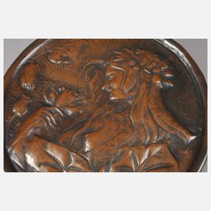Kupferrelief Jugendstil
