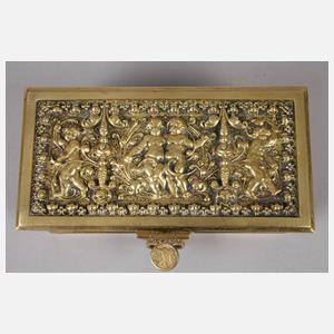 Erhard & Söhne drei Messingschatullen