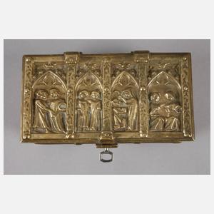 Erhard & Söhne drei Messingschatullen