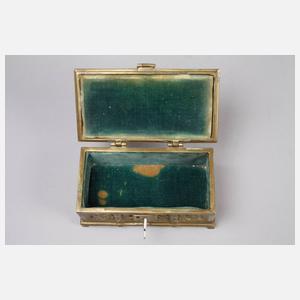 Erhard & Söhne drei Messingschatullen