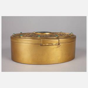 Schmuckdose Messing Filigranarbeit