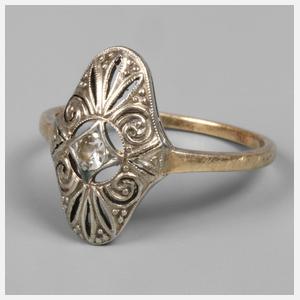 Damenring mit Diamant