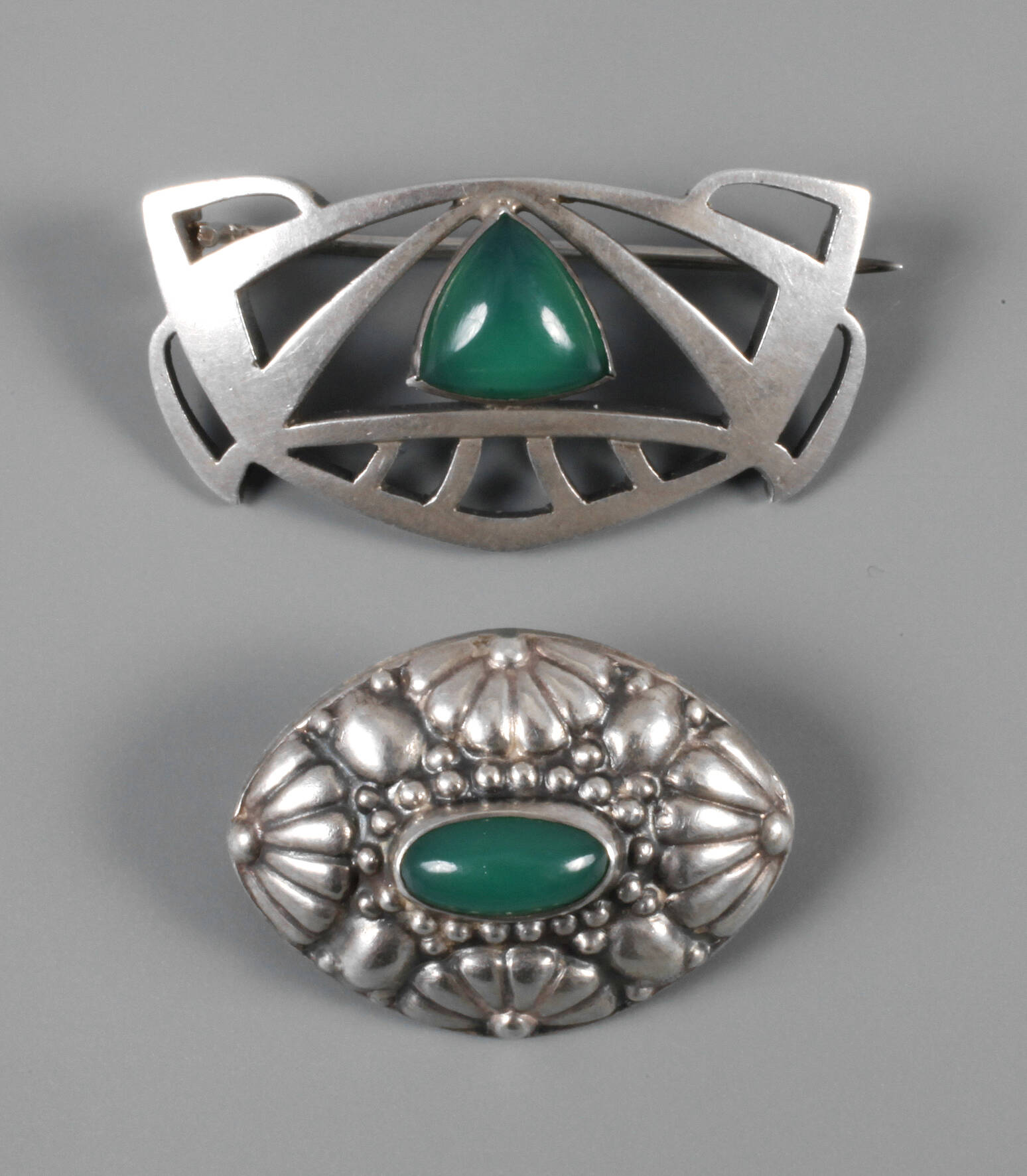 Paar Jugendstilbroschen