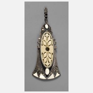 Elfenbeinanhänger mit Markasiten