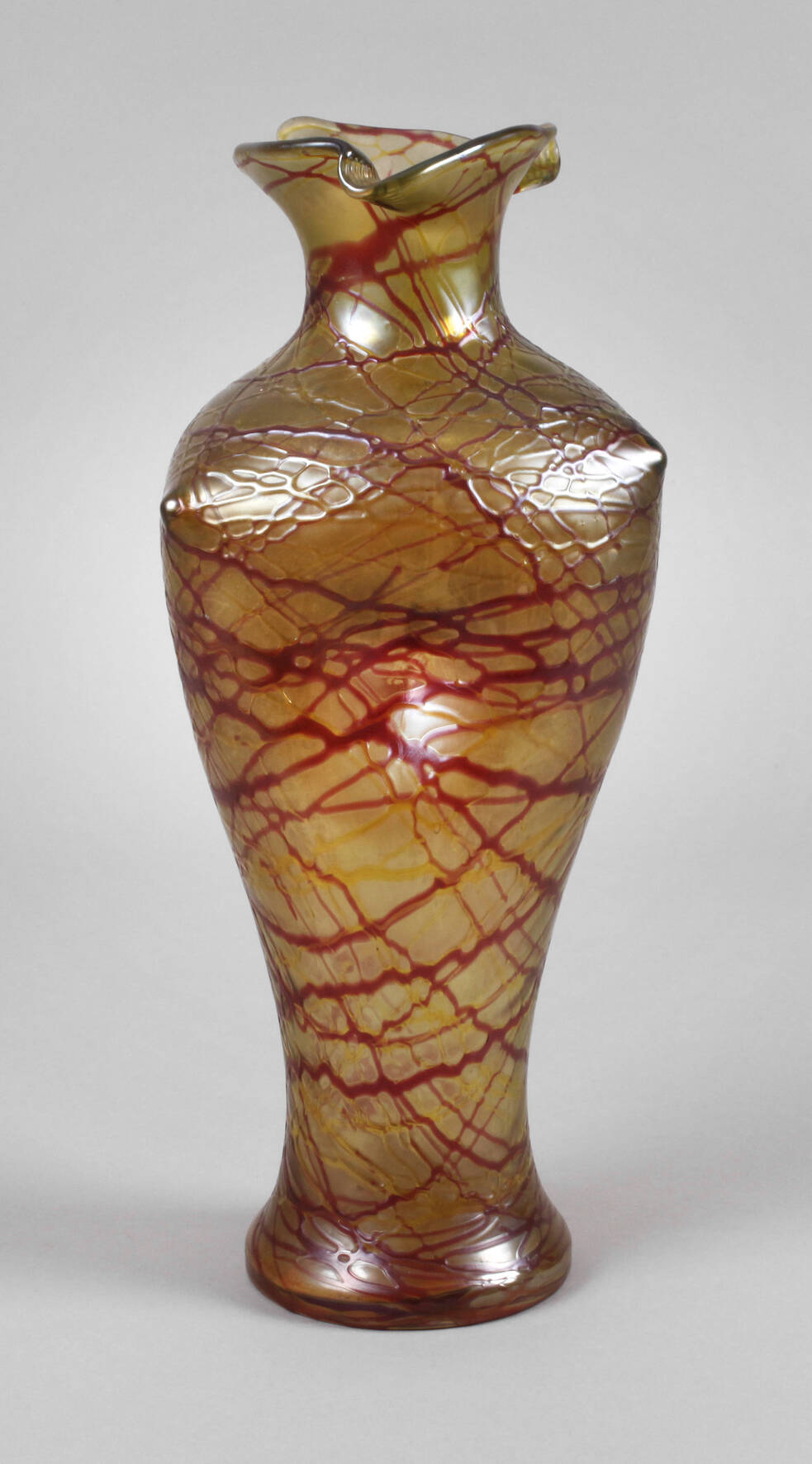 Kralik große Fadenglasvase