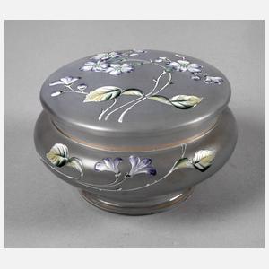 Schmuckdose mit Blütendekor