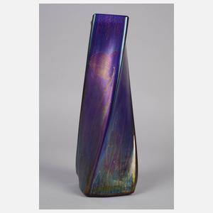 Jugendstilvase Mohndekor