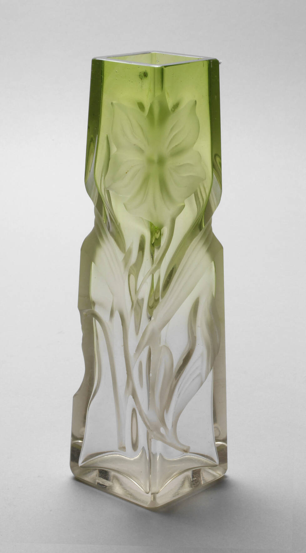 Moser Karlsbad Vase Tiefschnitt