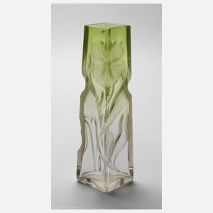 Moser Karlsbad Vase Tiefschnitt