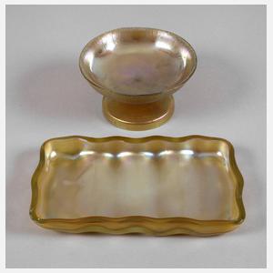 Zwei Schalen in der Art von Tiffany