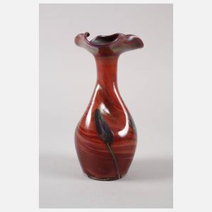 Rindskopf Vase "Lebrigrotes Opakglas"