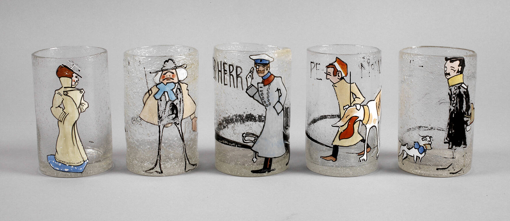 Ludwig Hohlwein fünf Gläser