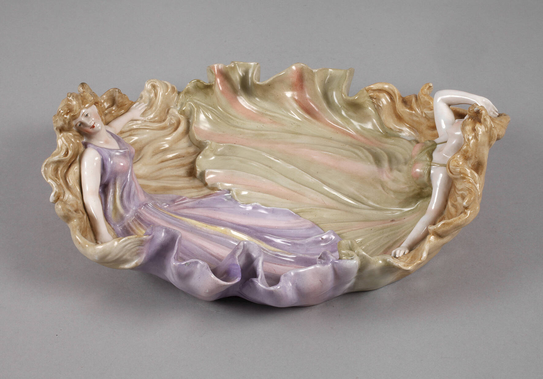 Plaue Schierholz Jugendstilschale