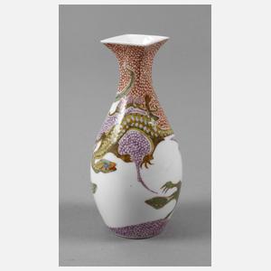 Rozenburg Vase Eierschalenporzellan