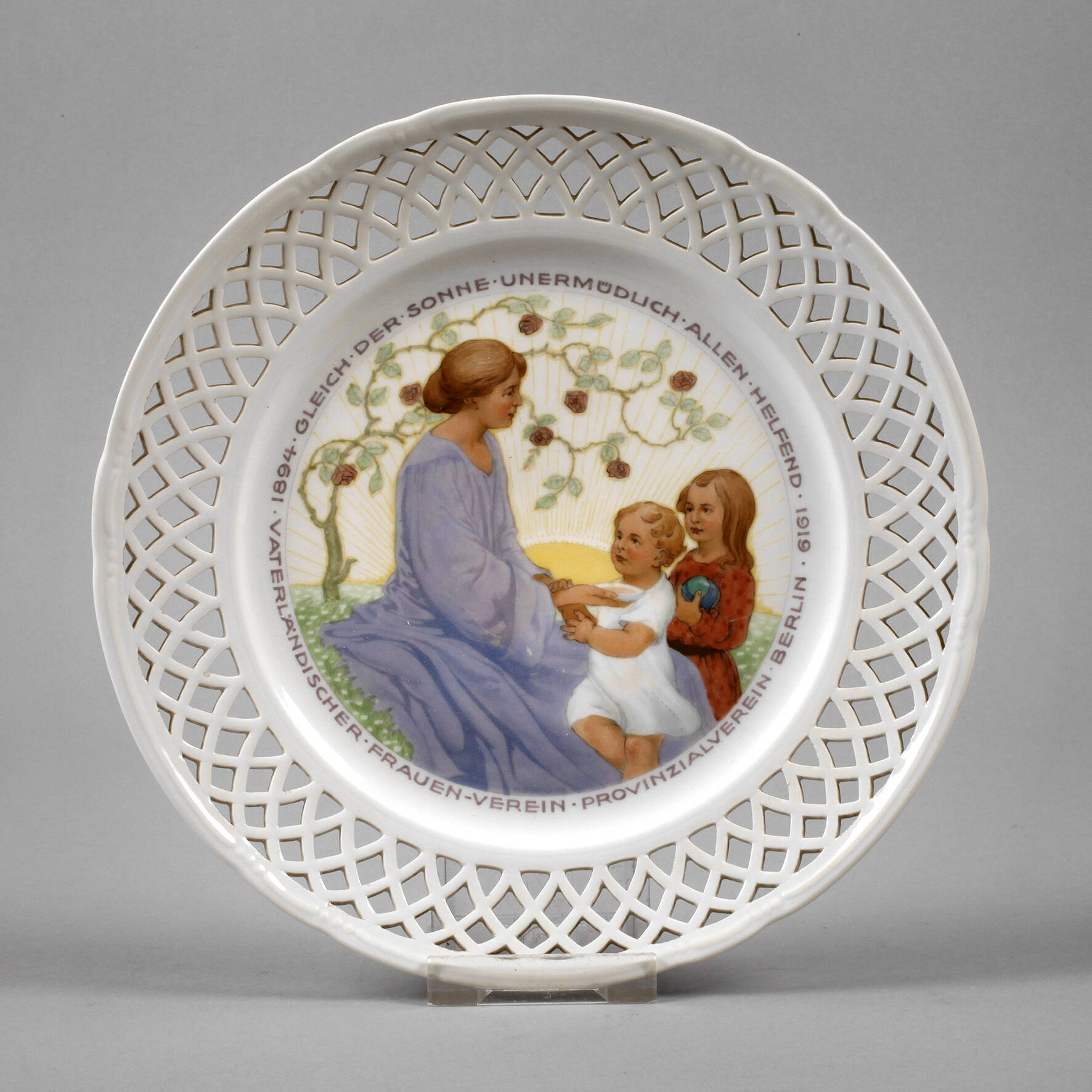 KPM Berlin Teller Vaterländischer Frauen-Verein