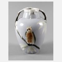 Ilmenau Vase Pâte sur Pâte mit Uhu111