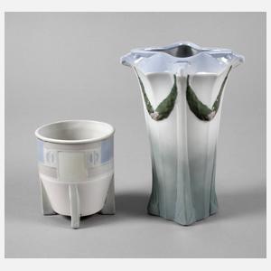 Vase und Cachepot Jugendstil