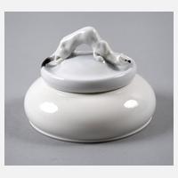 Meissen seltene Deckeldose mit Wiesel111