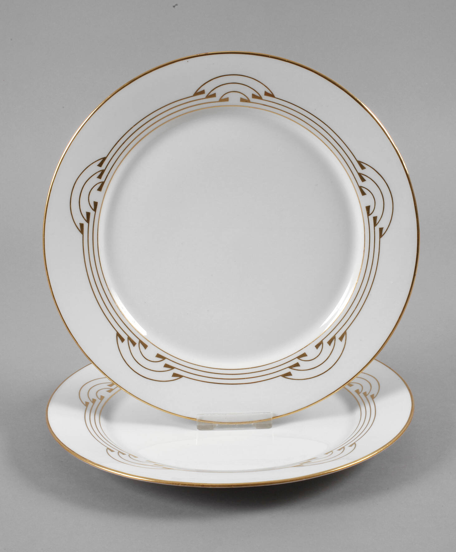 Meissen zwei Teller aus dem "Bügelmusterservice"