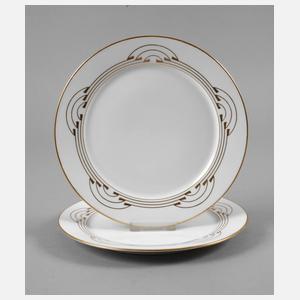 Meissen zwei Teller aus dem "Bügelmusterservice"